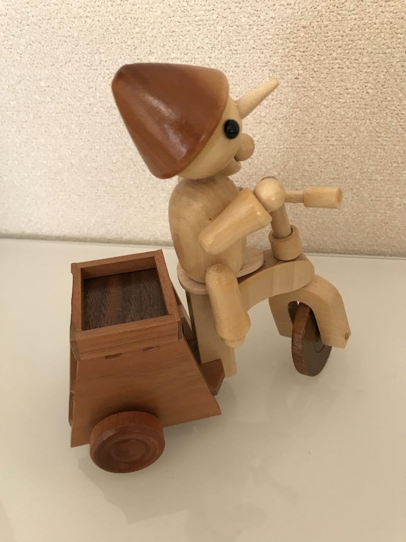 Amazon | レア木製 ピエロ 三輪車 オルゴール 小樽オルゴール堂